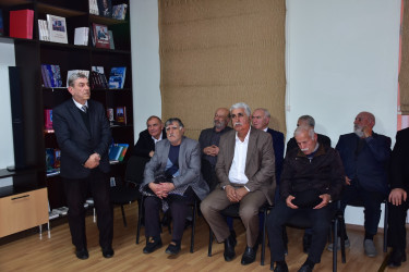 Qax rayon İcra Hakimiyyətinin Başçısı Elvin Paşayev ağsaqqallarla görüş keçirib