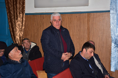 Qax Rayon İcra Hakimiyyətinin başçısı Elvin Paşayev İlisu kəndində səyyar qəbul keçirib