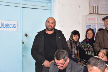 Qax Rayon İcra Hakimiyyətinin başçısı Elvin Paşayev Şotavar kəndində səyyar qəbul keçirib