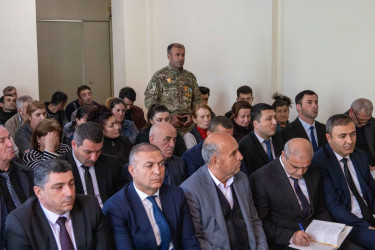 Qax Rayon İcra Hakimiyyətinin başçısı Elvin Paşayev Ləkit-Kötüklü kəndində səyyar qəbul keçirib