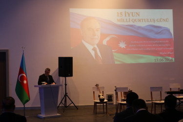 Qax rayon İcra Hakimiyyətinin təşkilatçılığı ilə 15 İyun- Milli Qurtuluş Günü ilə əlaqədar rayon tədbiri keçirilib