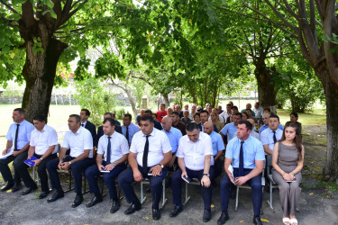 Qax Rayon İcra Hakimiyyətinin başçısı Elvin Paşayev Ağçay kəndində səyyar qəbul keçirib