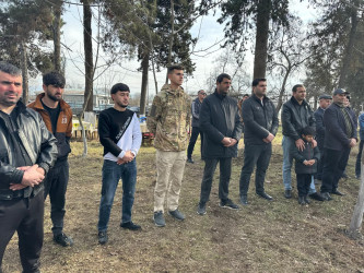 Qax rayonunun Almalı kəndində Güləş zalı istifadəyə verilib