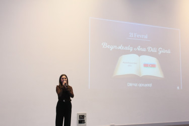 Heydər Əliyev Mərkəzində 21 fevral- Beynəlxalq Ana Dili Gününə həsr olunmuş “Dilimizi qoruyaq” mövzusunda tədbir keçirilib