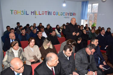 Qax Rayon İcra Hakimiyyətinin başçısı Elvin Paşayev Qaşqaçay kəndində sakinlərlə  görüşüb.