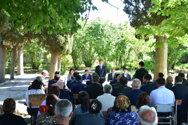 Qax Rayon İcra Hakimiyyətinin başçısı Elvin Paşayev Qaratala kəndində səyyar qəbul keçirib