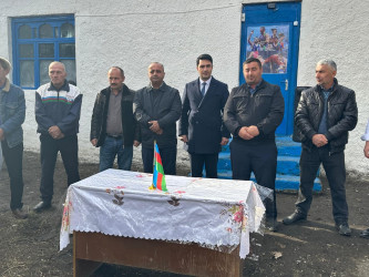 Qax rayonunun Almalı kəndində Güləş zalı istifadəyə verilib