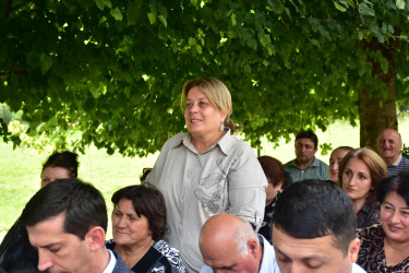 Qax Rayon İcra Hakimiyyətinin başçısı Elvin Paşayev Qaxbaş kəndində səyyar qəbul keçirib