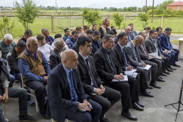 Qax Rayon İcra Hakimiyyətinin başçısı Elvin Paşayev Amanlı kəndində səyyar qəbul keçirib