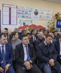 Qax Rayon İcra Hakimiyyətinin başçısı Elvin Paşayev Qarabaldır kəndində səyyar qəbul keçirib