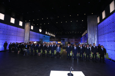 Qaxda “Heydər Əliyev məktəblilərin gözü  ilə” adlı inşa müsabiqəsi qaliblərinin mükafatlandırılması mərasimi keçirilib