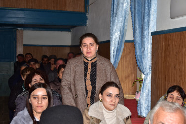 Qax Rayon İcra Hakimiyyətinin başçısı Elvin Paşayev İlisu kəndində səyyar qəbul keçirib