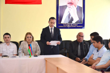Qax şəhər Namiq Allahverdiyev adına 2 nömrəli məktəb-liseydə İnsan Hüquqları Aylığı çərçivəsində maarifləndirici görüş keçirilib