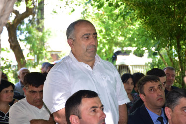 Qax Rayon İcra Hakimiyyətinin başçısı Elvin Paşayev İngiloy Kötüklü kəndində səyyar qəbul keçirib