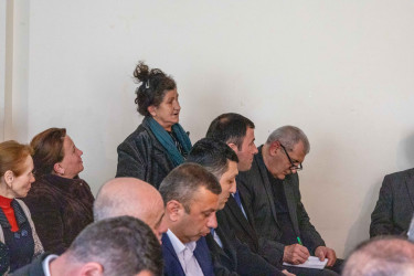 Qax Rayon İcra Hakimiyyətinin başçısı Elvin Paşayev Ləkit-Kötüklü kəndində səyyar qəbul keçirib