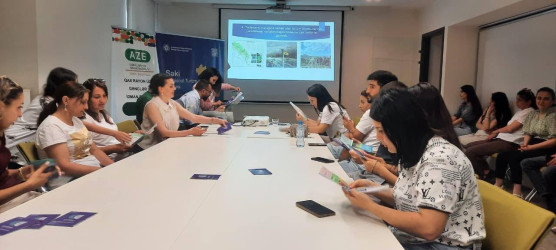 Qax rayonunda “Mədəni irsimizi turizm imkanına çevirək” mövzusunda gənclər üçün təlim təşkil edilib.